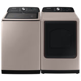 5.2 cu. ft. Large Capacity Smart Top Load Washer with Super Speed Wash in Champagne - (WA52A5500AC)