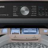 5.2 cu. ft. Large Capacity Smart Top Load Washer with Super Speed Wash in Champagne - (WA52A5500AC)