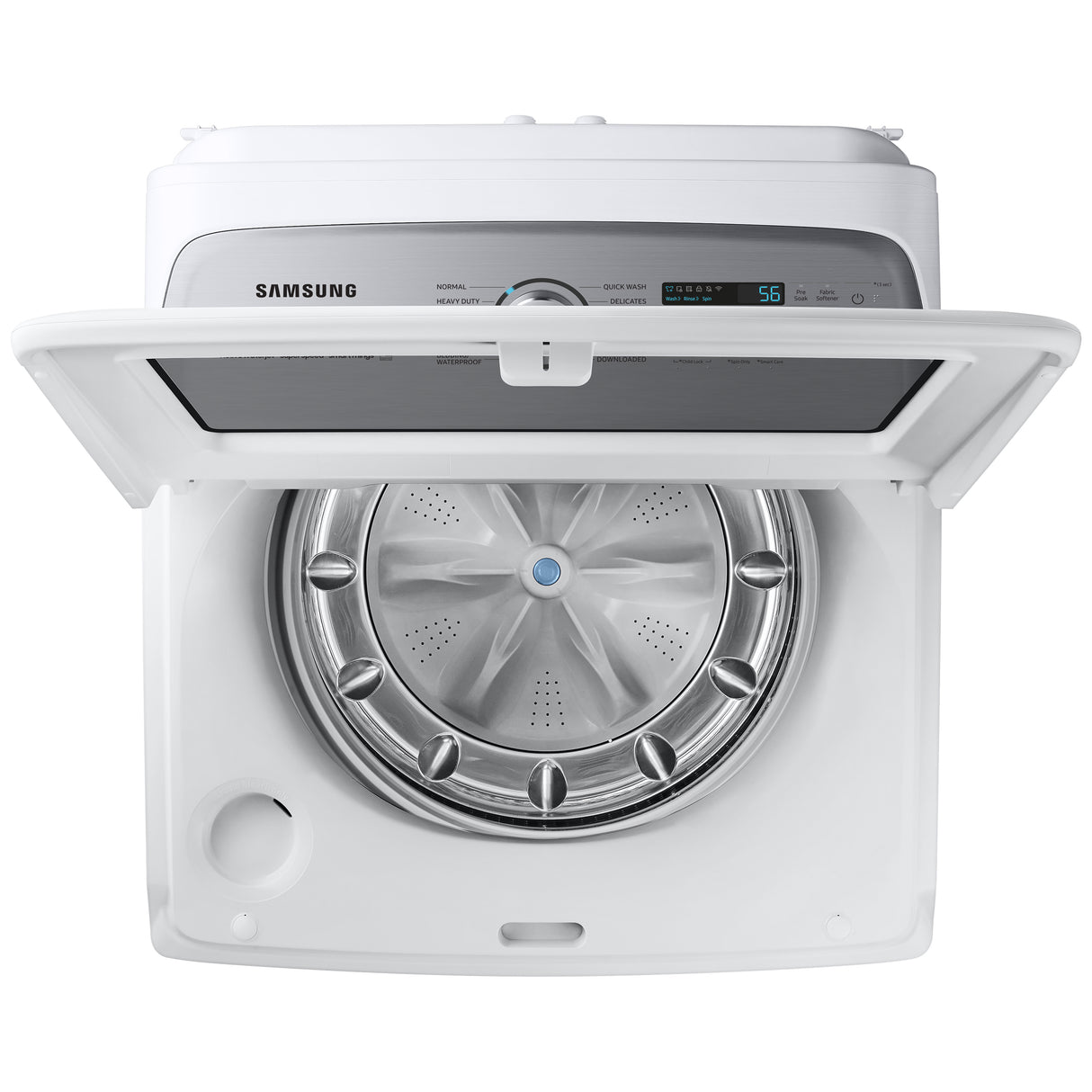 5.2 cu. ft. Large Capacity Smart Top Load Washer with Super Speed Wash in White - (WA52A5500AW)