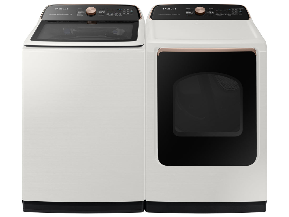 5.5 cu. ft. Extra-Large Capacity Smart Top Load Washer with Super Speed Wash in Ivory - (WA55A7300AE)