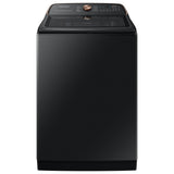 5.5 cu. ft. Extra-Large Capacity Smart Top Load Washer with Auto Dispense System in Brushed Black - (WA55A7700AV)