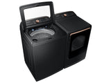 5.5 cu. ft. Extra-Large Capacity Smart Top Load Washer with Auto Dispense System in Brushed Black - (WA55A7700AV)