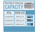 Star Air Kontrol 18800 BTU 220V Window Air Conditioner with Heater (WAC-18HS-220V)