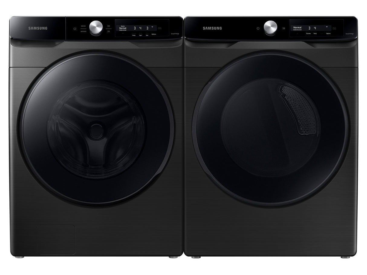 4.5 cu. ft. Large Capacity Smart Dial Front Load Washer with Super Speed Wash in Brushed Black - (WF45A6400AV)