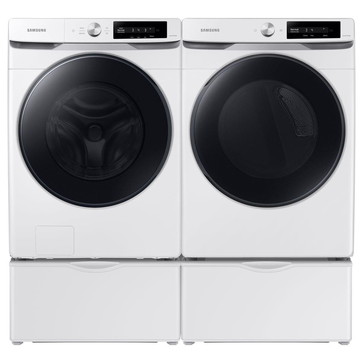 4.5 cu. ft. Large Capacity Smart Dial Front Load Washer with Super Speed Wash in White - (WF45A6400AW)