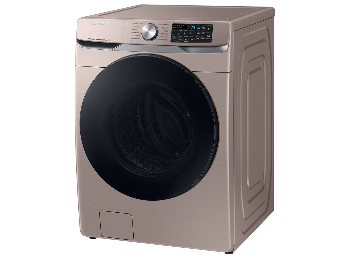 4.5 cu. ft. Large Capacity Smart Front Load Washer with Super Speed Wash - Champagne - (WF45B6300AC)