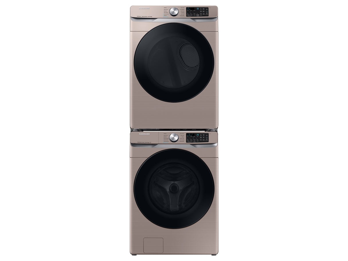 4.5 cu. ft. Large Capacity Smart Front Load Washer with Super Speed Wash - Champagne - (WF45B6300AC)