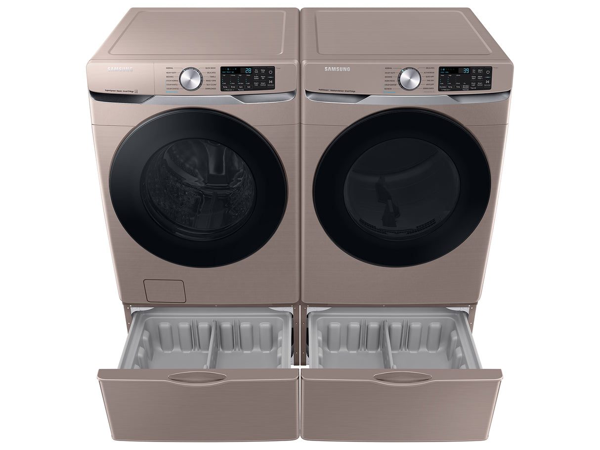 4.5 cu. ft. Large Capacity Smart Front Load Washer with Super Speed Wash - Champagne - (WF45B6300AC)