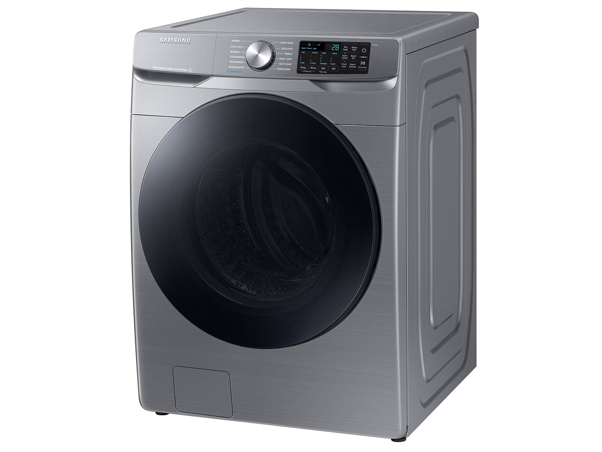 4.5 cu. ft. Large Capacity Smart Front Load Washer with Super Speed Wash in Platinum - (WF45B6300AP)