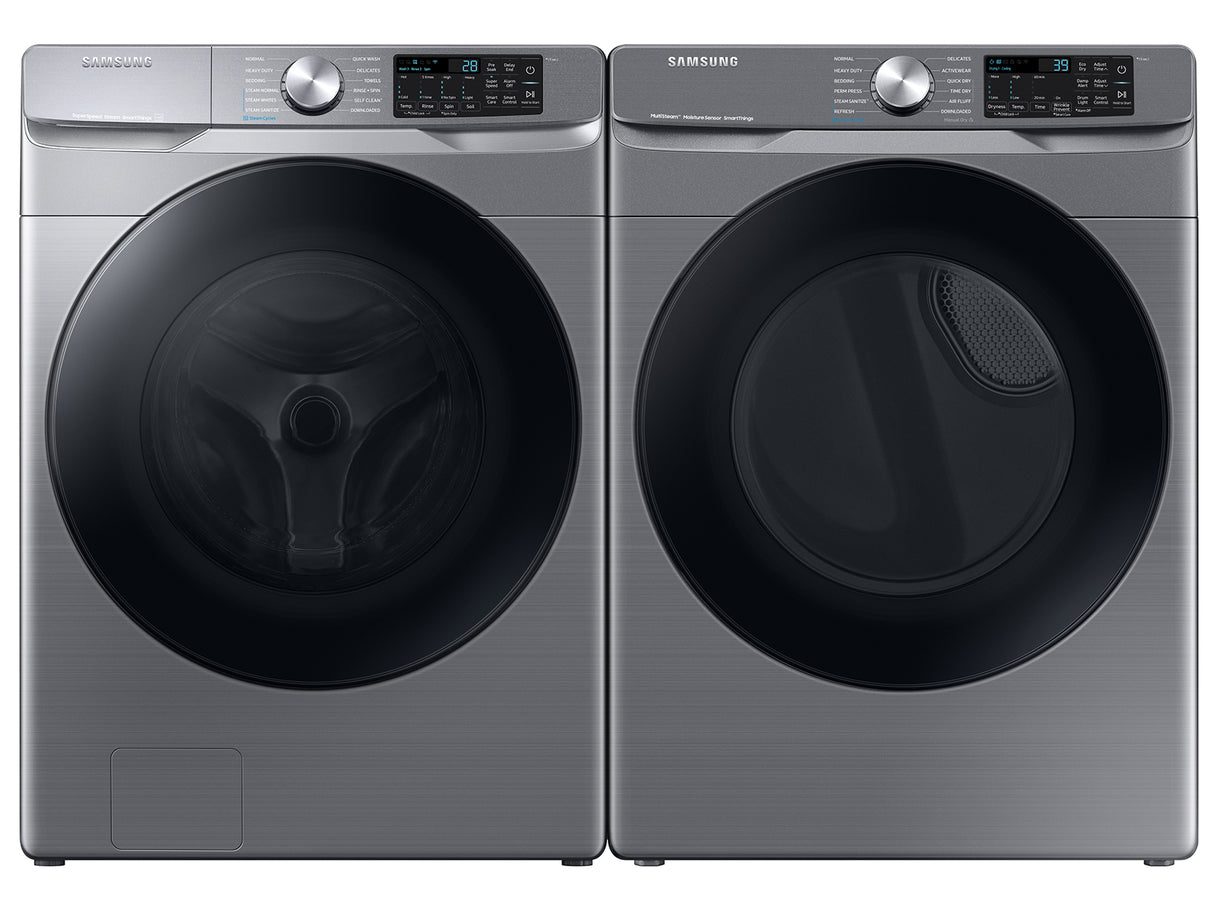 4.5 cu. ft. Large Capacity Smart Front Load Washer with Super Speed Wash in Platinum - (WF45B6300AP)