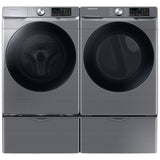 4.5 cu. ft. Large Capacity Smart Front Load Washer with Super Speed Wash in Platinum - (WF45B6300AP)