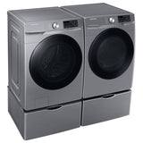 4.5 cu. ft. Large Capacity Smart Front Load Washer with Super Speed Wash in Platinum - (WF45B6300AP)