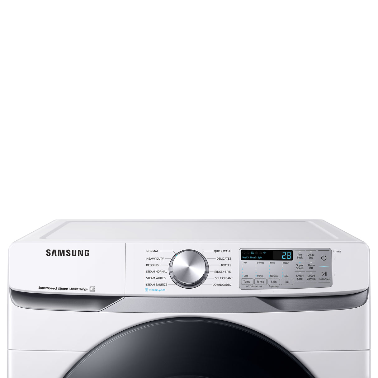 4.5 cu. ft. Large Capacity Smart Front Load Washer with Super Speed Wash - White - (WF45B6300AW)