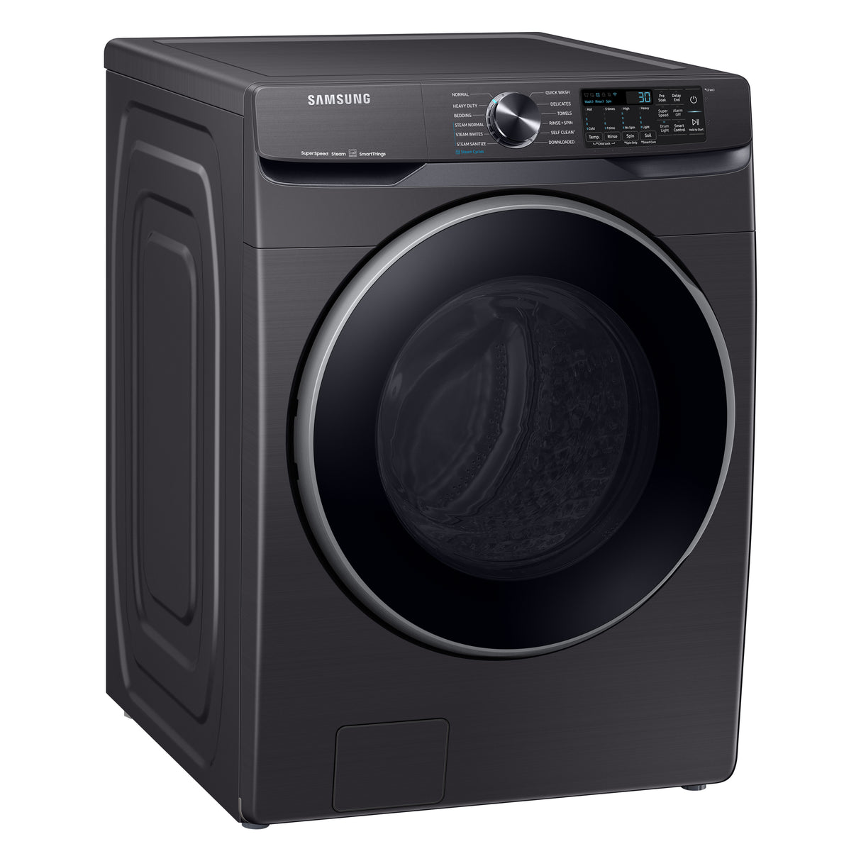 5.0 cu. ft. Extra-Large Capacity Smart Front Load Washer with Super Speed Wash in Brushed Black - (WF50A8500AV)