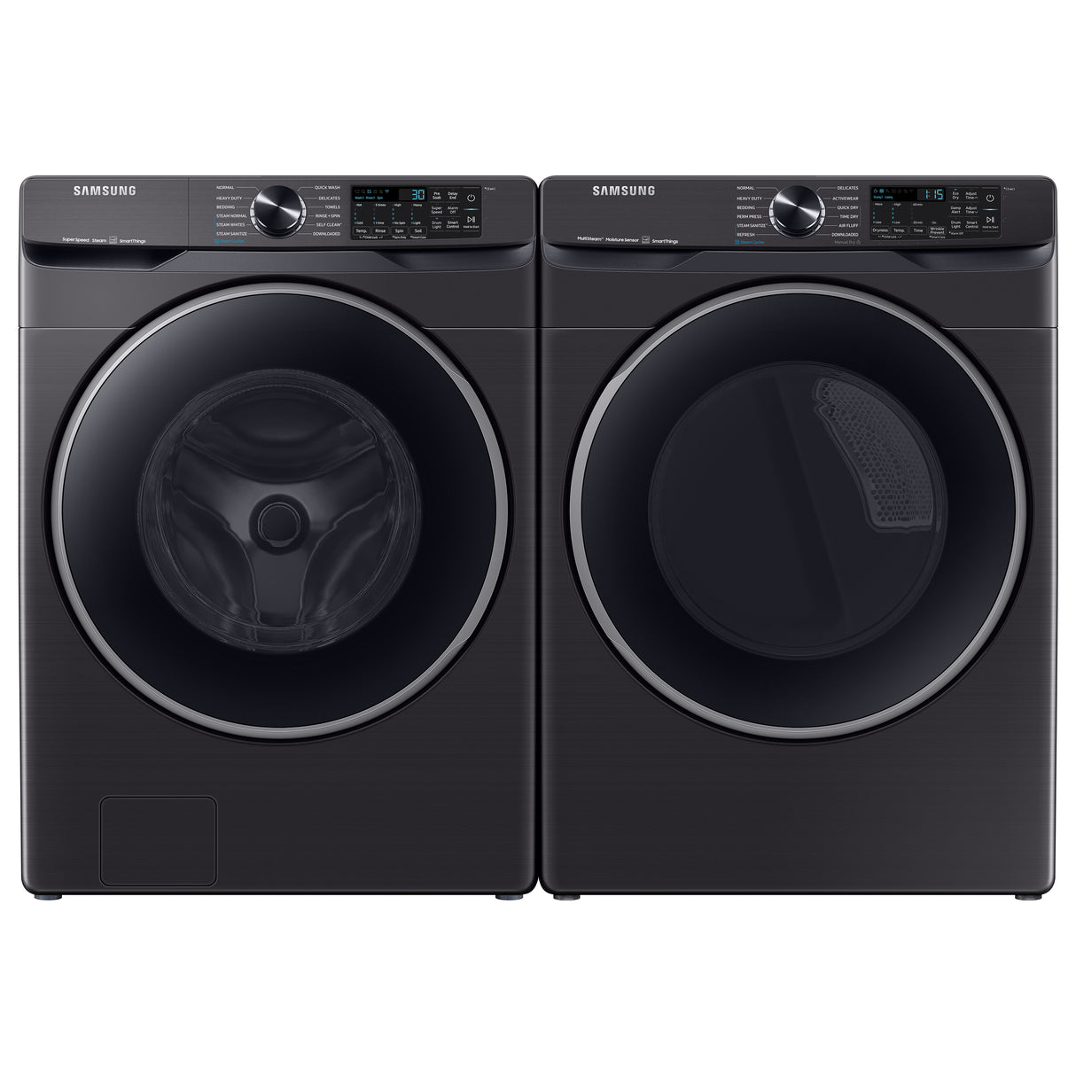 5.0 cu. ft. Extra-Large Capacity Smart Front Load Washer with Super Speed Wash in Brushed Black - (WF50A8500AV)