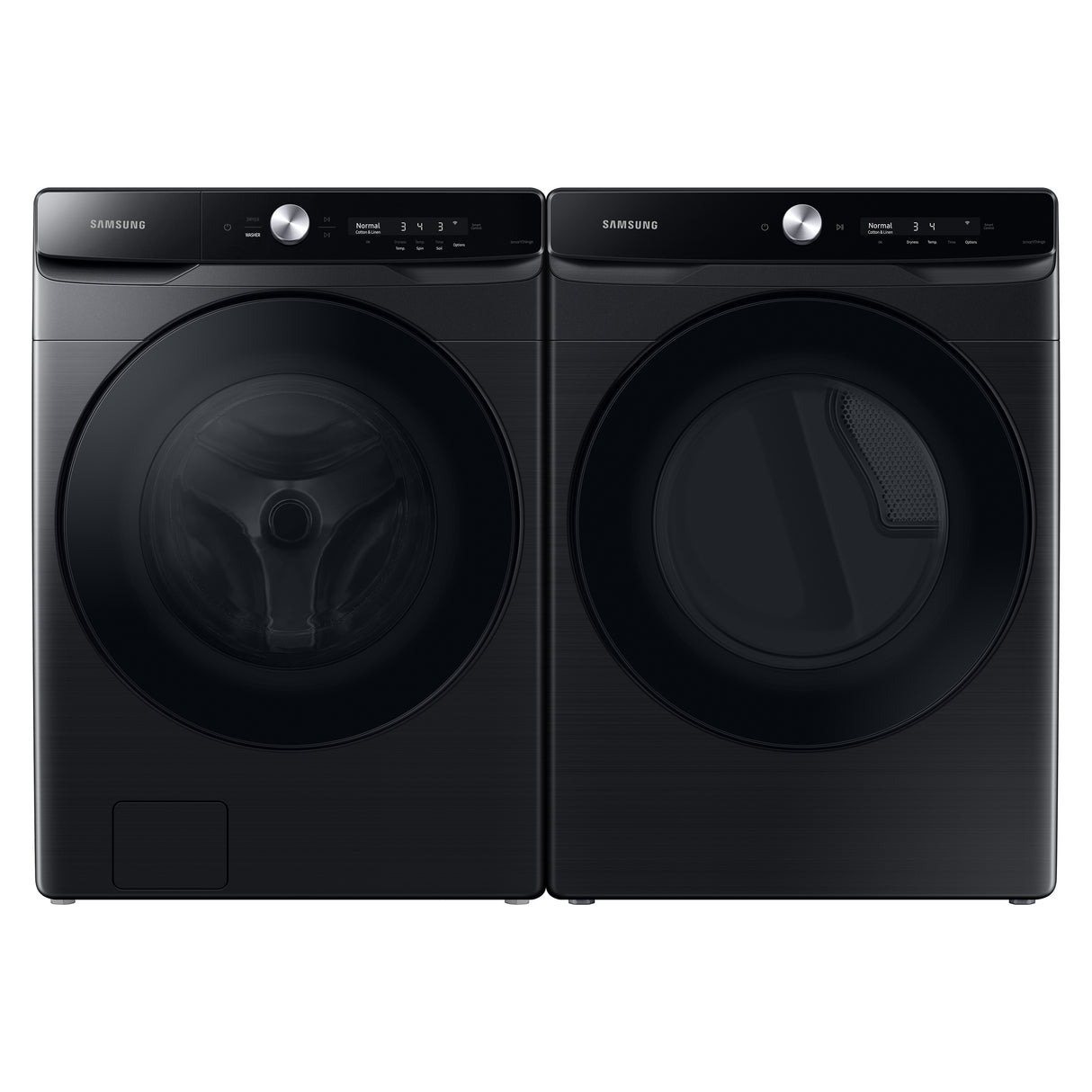 5.0 cu. ft. Extra-Large Capacity Smart Dial Front Load Washer with MultiControl(TM) in Brushed Black - (WF50A8600AV)