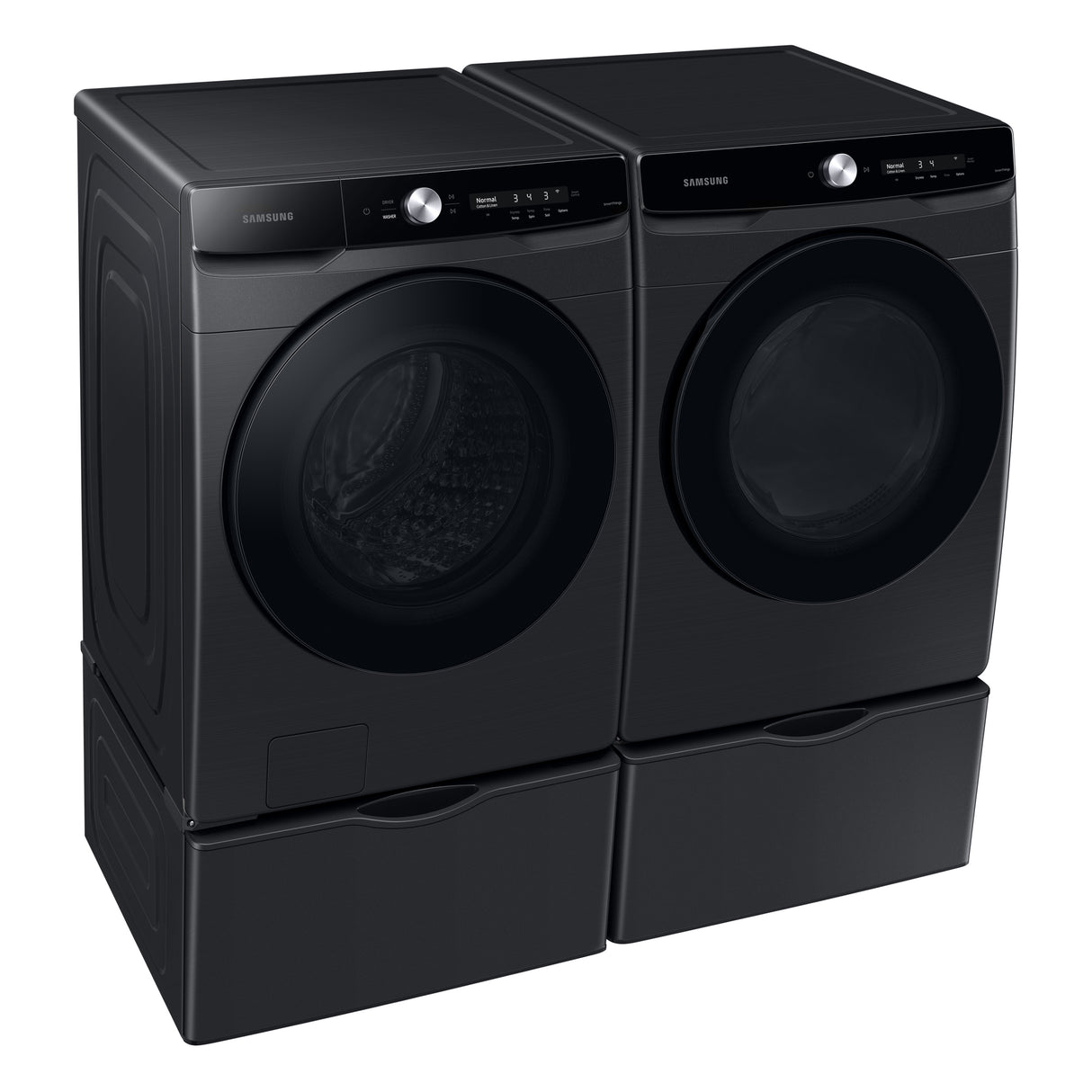 5.0 cu. ft. Extra-Large Capacity Smart Dial Front Load Washer with MultiControl(TM) in Brushed Black - (WF50A8600AV)