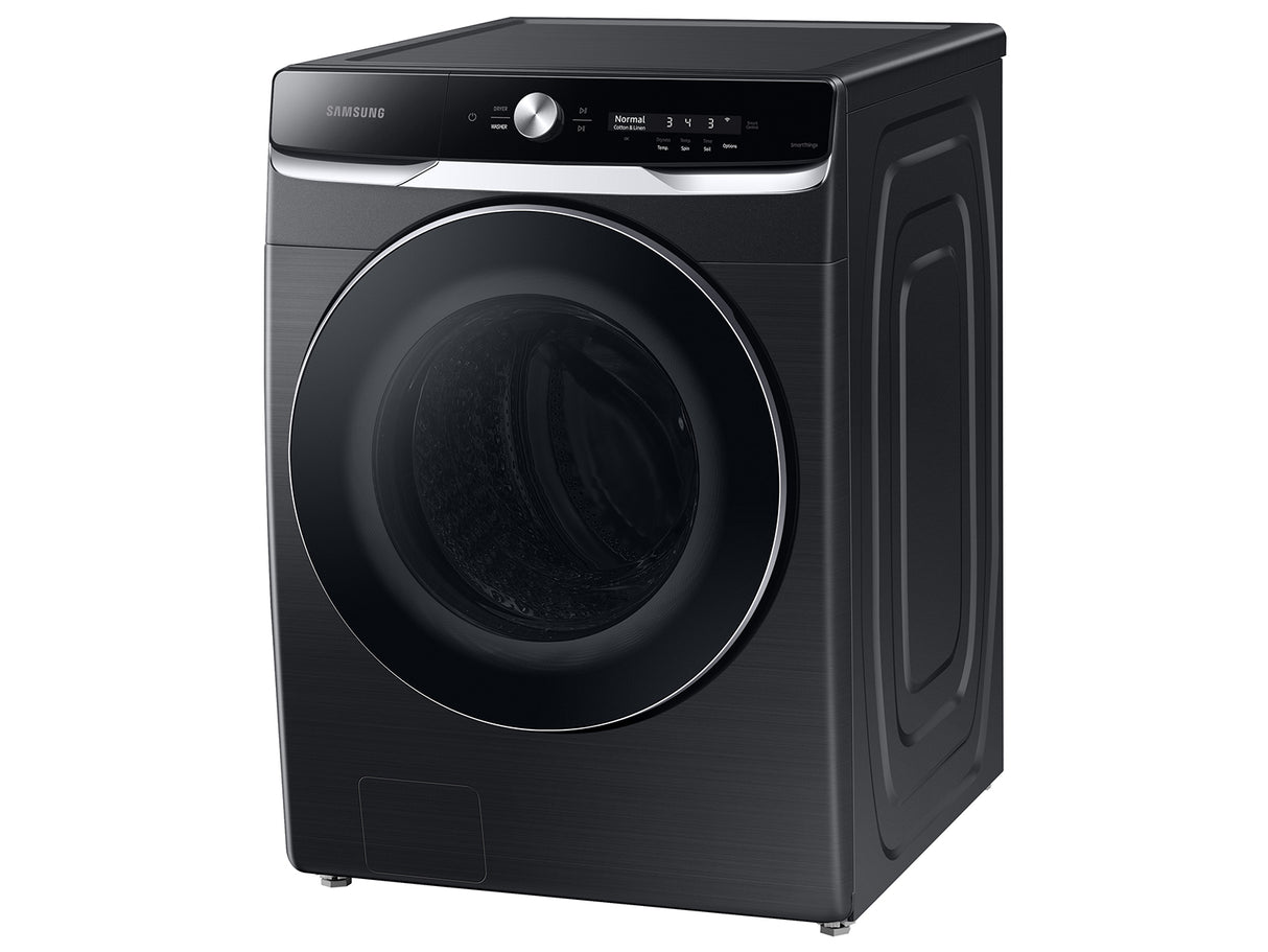 5.0 cu. ft. Extra-Large Capacity Smart Dial Front Load Washer with OptiWash(TM) in Brushed Black - (WF50A8800AV)