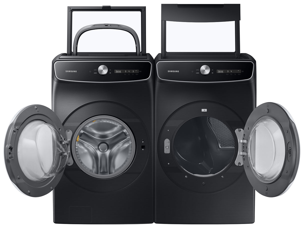 6.0 cu. ft. Total Capacity Smart Dial Washer with FlexWash(TM) and Super Speed Wash in Brushed Black - (WV60A9900AV)