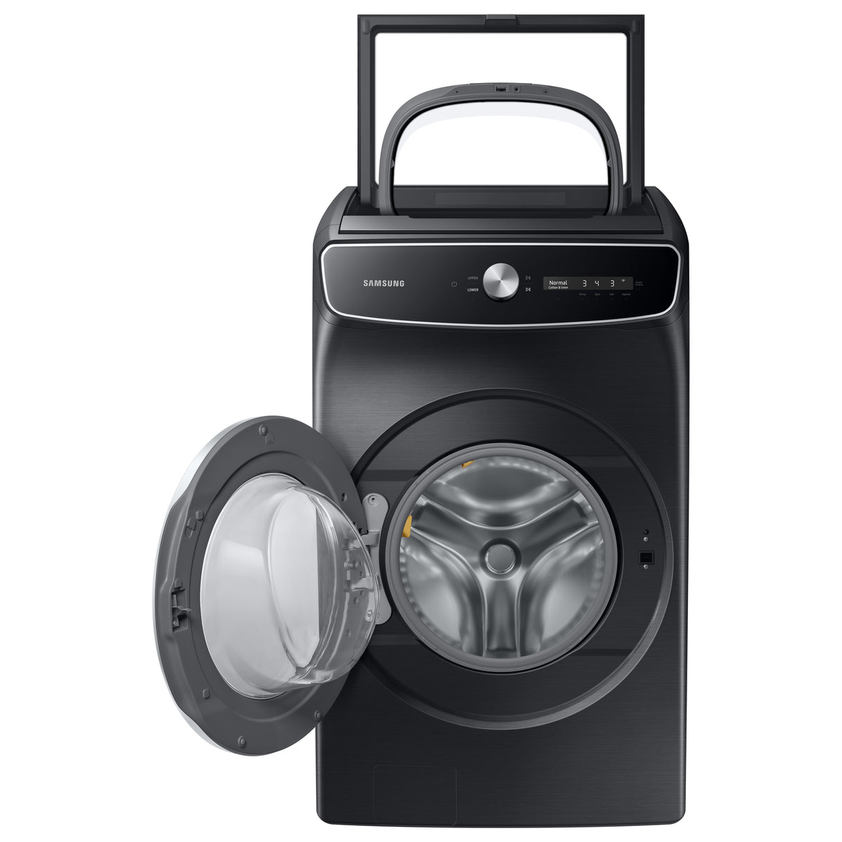 6.0 cu. ft. Total Capacity Smart Dial Washer with FlexWash(TM) and Super Speed Wash in Brushed Black - (WV60A9900AV)