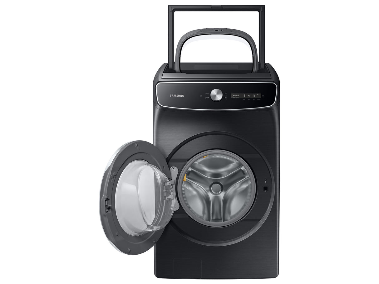 6.0 cu. ft. Total Capacity Smart Dial Washer with FlexWash(TM) and Super Speed Wash in Brushed Black - (WV60A9900AV)