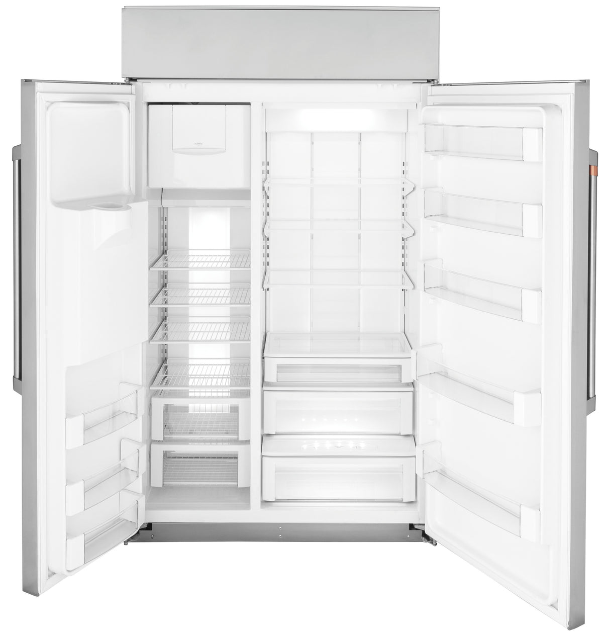 Caf(eback)(TM) 48" Smart Built-In Side-by-Side Refrigerator with Dispenser - (CSB48YP2NS1)