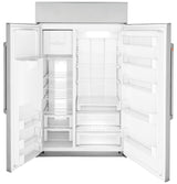 Caf(eback)(TM) 48" Smart Built-In Side-by-Side Refrigerator with Dispenser - (CSB48YP2NS1)