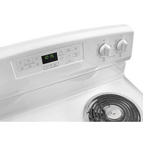 30" Amana Electric Range With Self-Clean Option - White