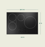 Caf(eback)(TM) Series 30" Built-In Touch Control Induction Cooktop - (CHP90301TBB)