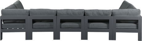 Nizuc - Outdoor Patio Modular Sectional 7 Piece - Gray Dark