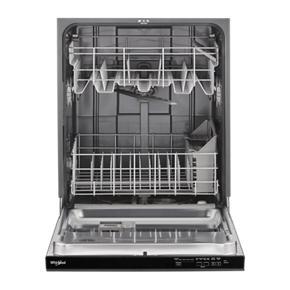 55 dBA Quiet Dishwasher With Adjustable Upper Rack - Black