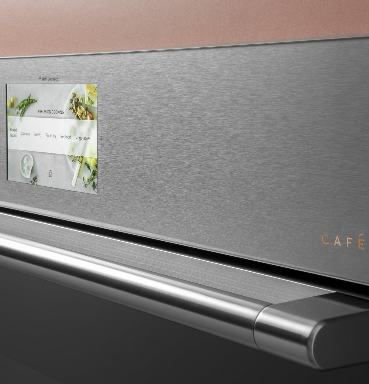 Caf(eback)(TM) 30" Smart Single Wall Oven with Convection in Platinum Glass - (CTS70DM2NS5)