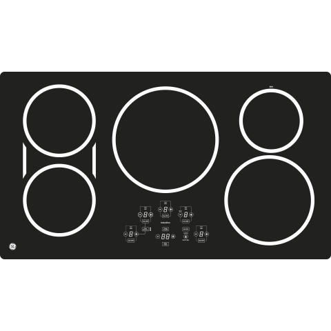 GE Profile(TM) 36" Built-In Touch Control Induction Cooktop - (PHP9036DJBB)