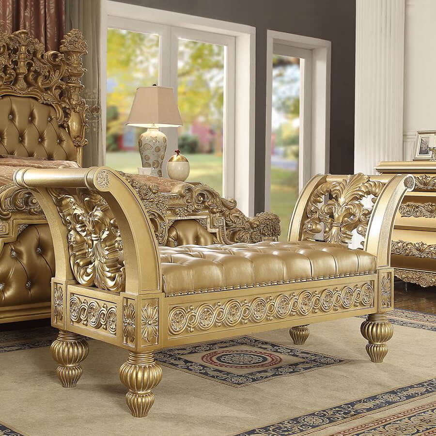 HD-8016 - Bench - Bright Gold