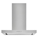 Stainless Steel 30" Wall Mount Hood - Pearl Silver