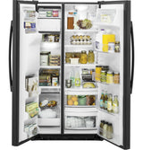 GE(R) 21.9 Cu. Ft. Counter-Depth Side-By-Side Refrigerator - (GZS22DGJBB)