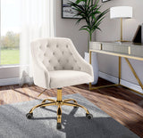 Arden - Office Chair with Gold Legs