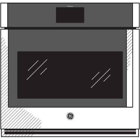 GE Profile(TM) 30" Smart Built-In Convection Single Wall Oven with Left-Hand Side-Swing Doors - (PTS700LSNSS)