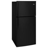 30" Wide Top Freezer Refrigerator - 19 Cubic Feet - Black - 65,9" Height