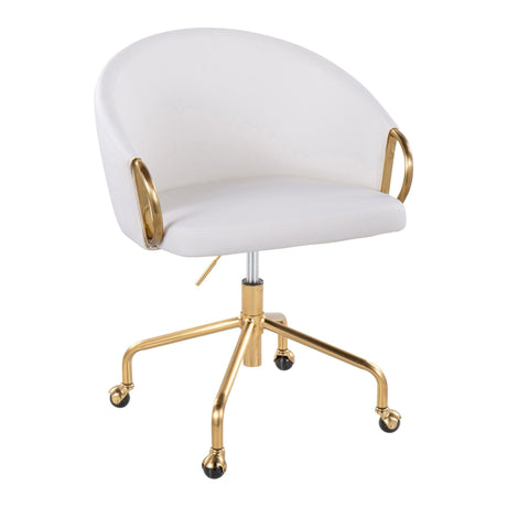 Claire - Task Chair - Gold Base