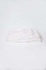 4 Piece Short Queen Brushed Microfiber Hypoallergenic Sheet Set - White