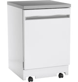 GE(R) ENERGY STAR(R) 24" Stainless Steel Interior Portable Dishwasher with Sanitize Cycle - (GPT225SGLWW)