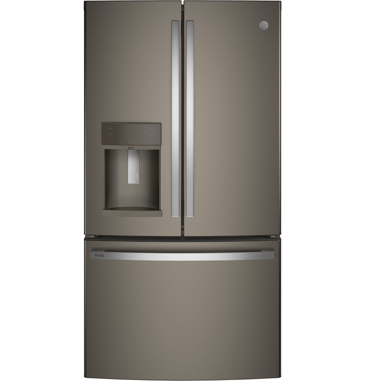 GE Profile(TM) Series ENERGY STAR(R) 22.1 Cu. Ft. Counter-Depth French-Door Refrigerator with Hands-Free AutoFill - (PYE22KMKES)