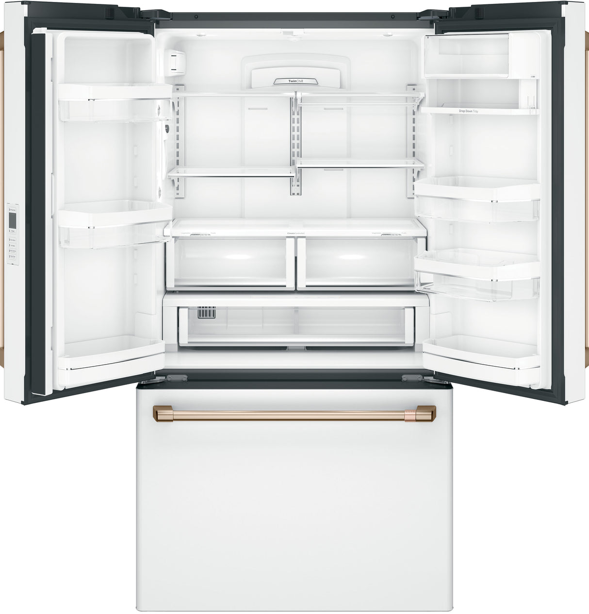 Caf(eback)(TM) ENERGY STAR(R) 23.1 Cu. Ft. Smart Counter-Depth French-Door Refrigerator - (CWE23SP4MW2)