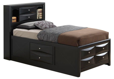 Marilla - Storage Bed With Bookcase Headboard