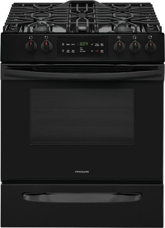 Frigidaire 30" Front Control Freestanding Gas Range - (FFGH3054UB)