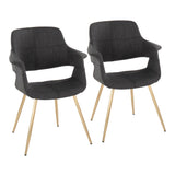 Vintage Flair - Chair (Set of 2) - Gold Legs