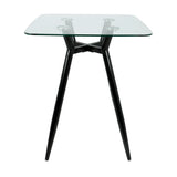 Clara - Mid Century Modern Square Table