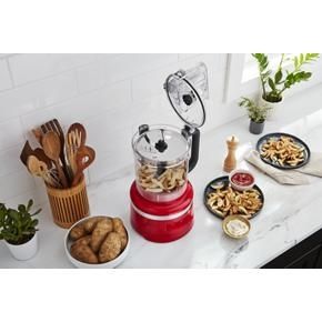 13-Cup Food Processor With French Fry Disc And Dicing Kit - Passion Red