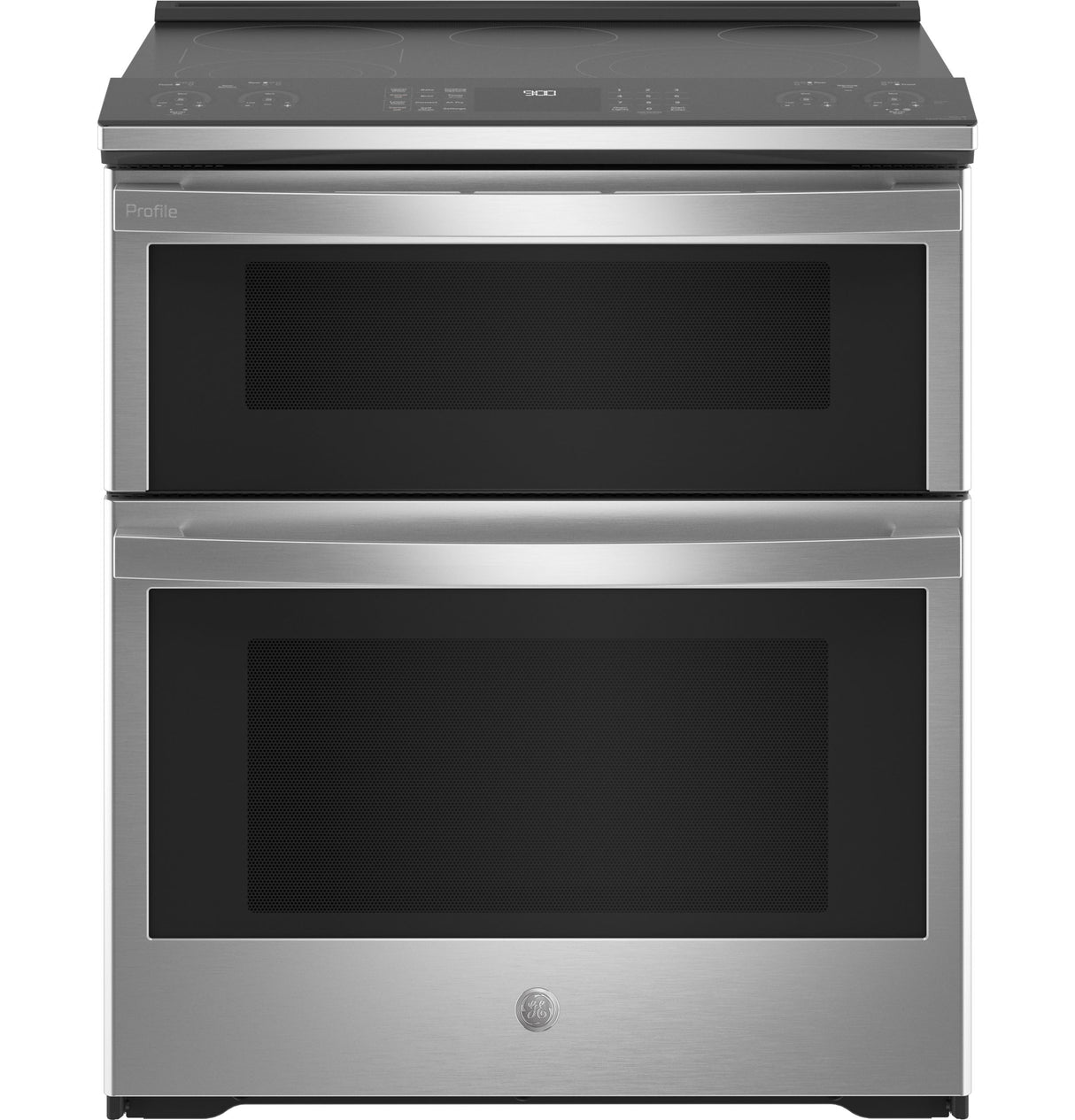 GE Profile(TM) 30" Smart Slide-In Electric Double Oven Convection Fingerprint Resistant Range - (PS960YPFS)